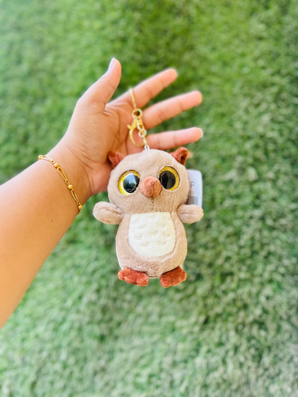 Cute Owl Plush Keychain | Soft Fluffy Owl Bag Charm & Keyring | Adorable Mini Owl Keychain