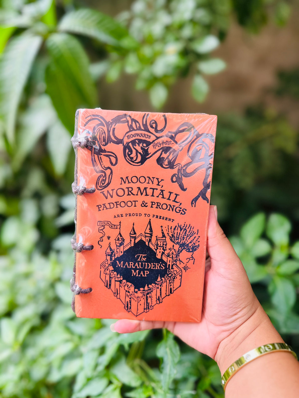 Harry Potter Marauder’s Map Leather Diary – Hogwarts Themed Vintage Journal