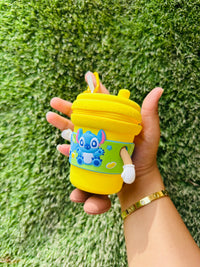 Cute Stitch Character Coin Pouch with Rotating Arms & Feet | Mini Zipper Coin Purse & Small Pouch for Kids, Girls & Gifting