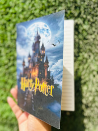 Premium Harry Potter Stationery Combo | Harry, Ron, Hermione & Draco Pens, A5 Notebook & Harry Potter Keychain | Gift Set for Potterheads