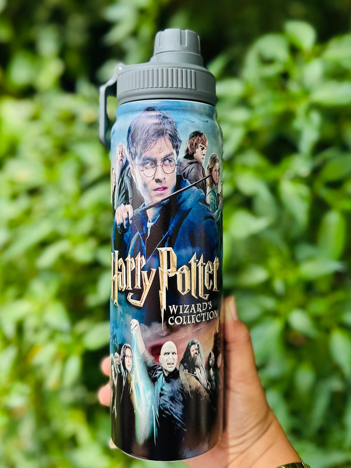 Harry Potter 800 ML Stainless Steel Leakproof Water Bottle | Wizarding Collection