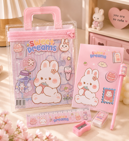 Cute Kids Stationery Return Gift Hamper | Mini Diary Set