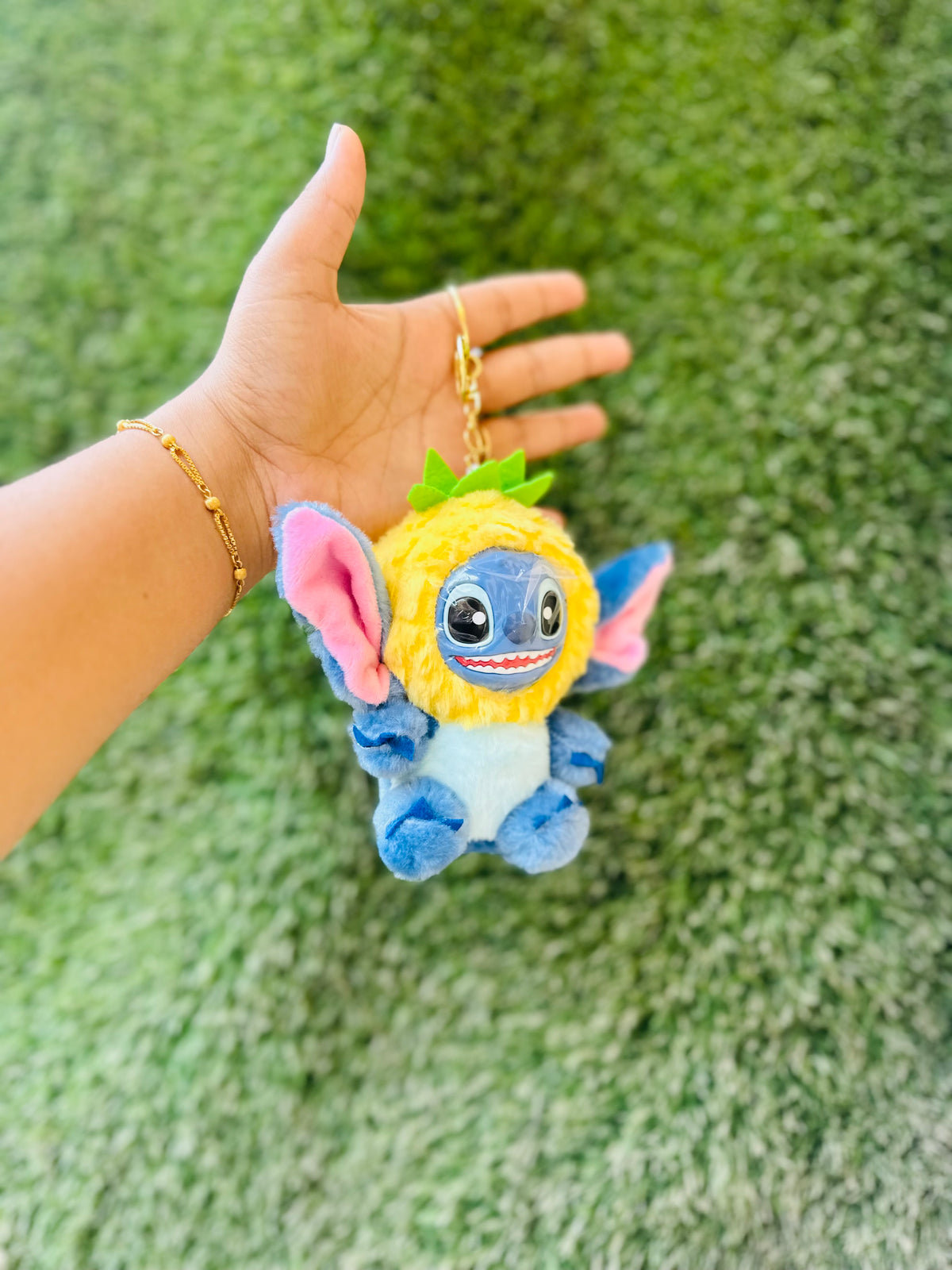 Stitch Plush Keychain | Cute Blue Alien Plush Bag Charm & Keyring | Adorable Cartoon Keychain