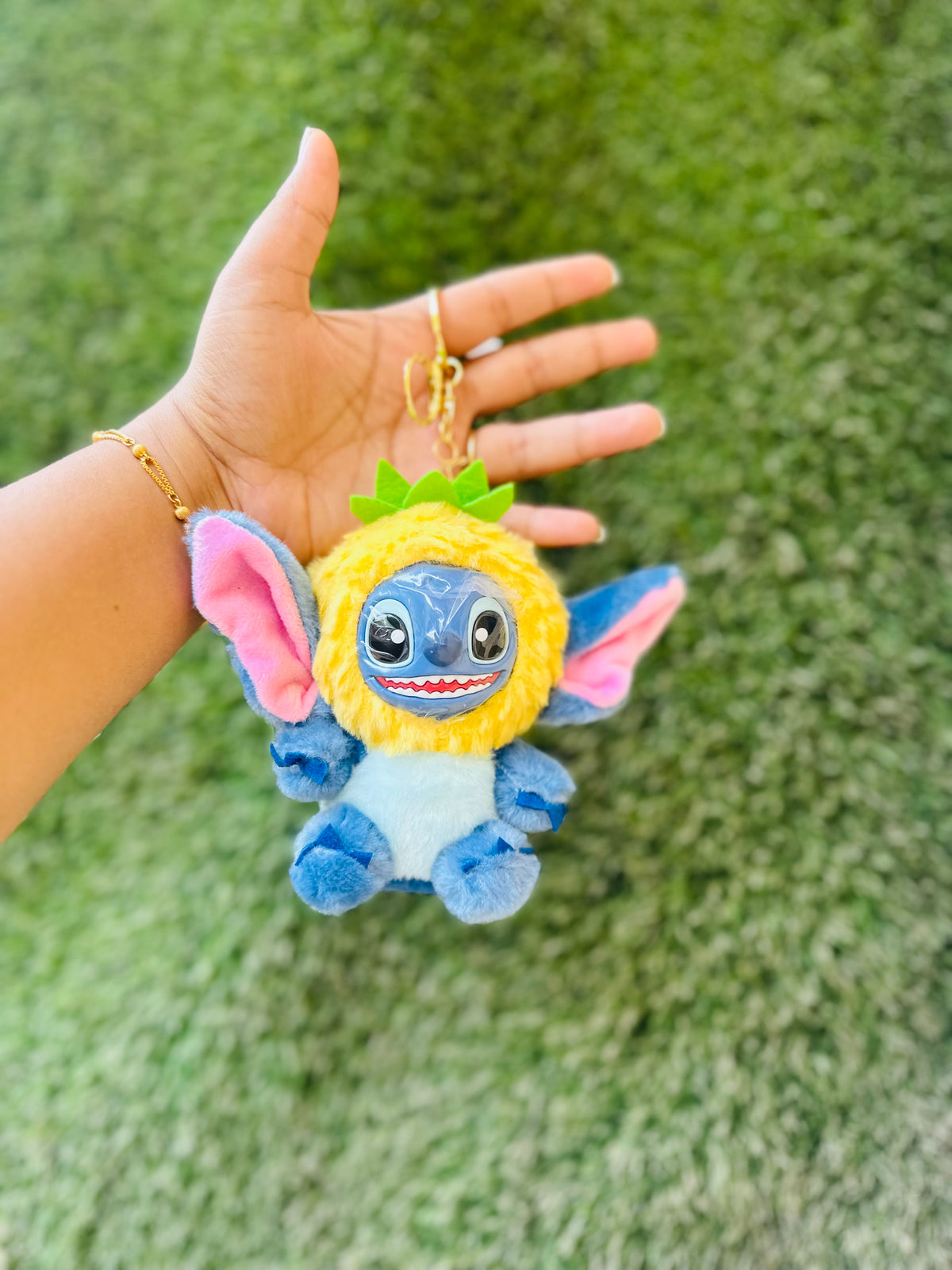 Stitch Plush Keychain | Cute Blue Alien Plush Bag Charm & Keyring | Adorable Cartoon Keychain