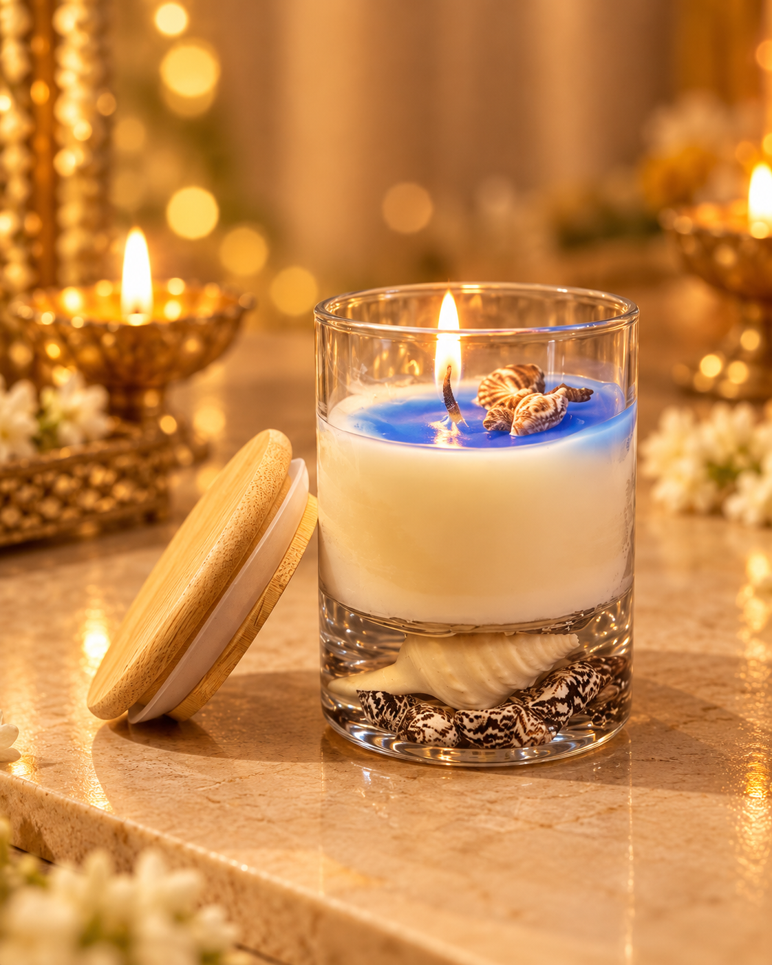 Diwali Gift Hamper with Shubh Labh, Makhana, Beetroot Chips and Candles