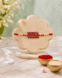Rakhi for Brother Personalized Name Rakhi Veera Designer Premium Handmade Thread Rakhi | Stylish Raksha Bandhan Gift for Brother | Jugnu Store