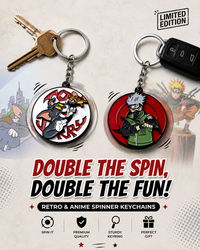 Spinner Heroes & Anime Collection Keychain