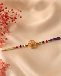 Premium AD Spinner Rakhi for Brother | Designer Rotating Rakhi with Gift Box | 3 Elegant Variants