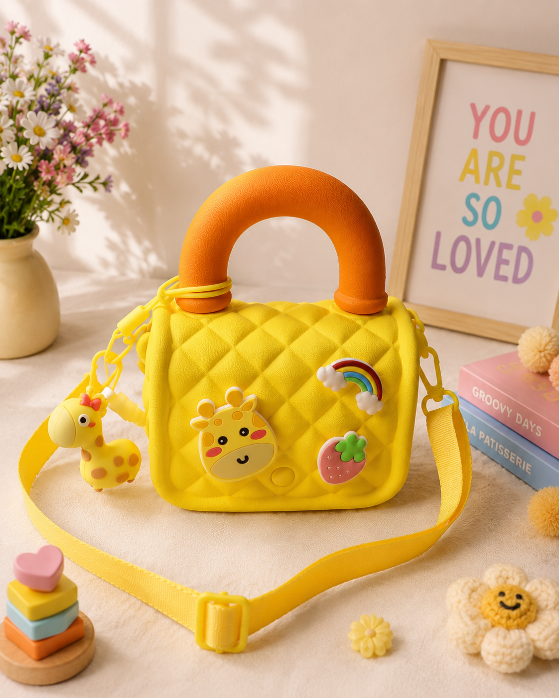 Sunny Giraffe Sling Bag