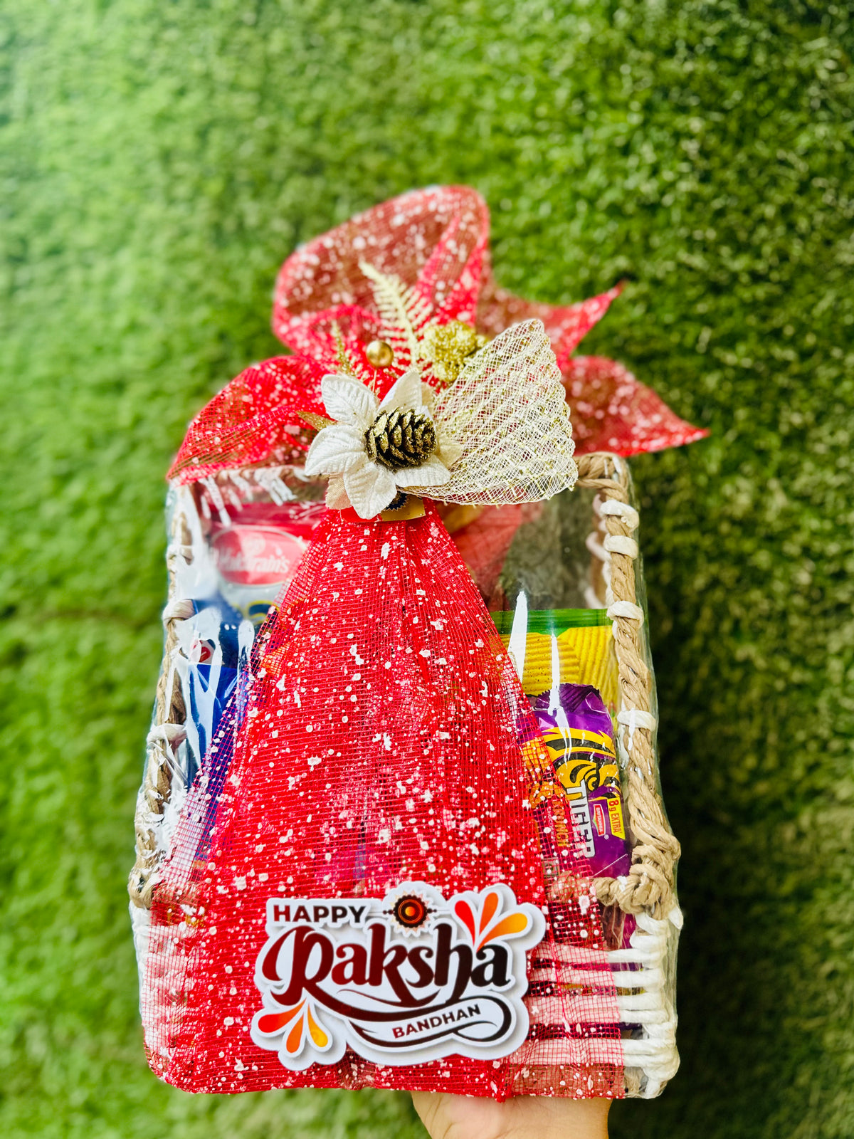 Raksha Bandhan Treats Hamper | Premium Snack & Chocolate Gift Hamper with Kinder Joy | Ready-to-Gift Festive Hamper