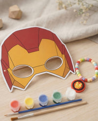 Superhero Kids Rakhi with Mask & Colouring Kit | Spiderman-Themed Raksha Bandhan Gift for Kids | Premium Gift Set