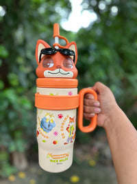 800ml Zootopia Nick Character Stainless Steel Leakproof Tumbler