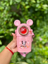 320ml Disney Minnie Stainless Steel Leakproof Water Bottle with Strap