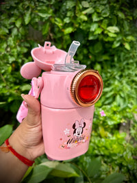 320ml Disney Minnie Stainless Steel Leakproof Water Bottle with Strap