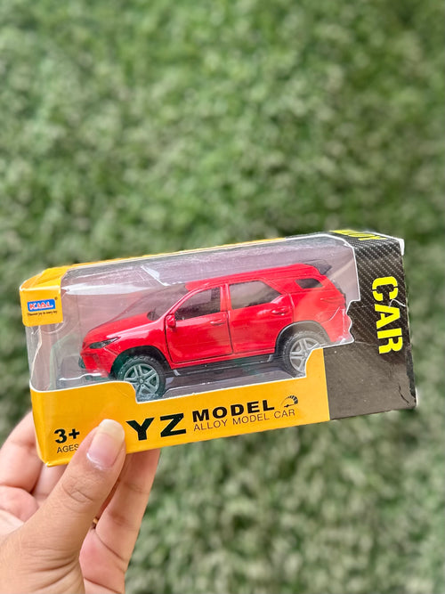 Die-Cast Alloy SUV Toy Car with Opening Doors | 1:32 Scale Metal Model Car | 3 Color Variants | 3+ Years