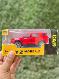 Die-Cast Alloy SUV Toy Car with Opening Doors | 1:32 Scale Metal Model Car | 3 Color Variants | 3+ Years