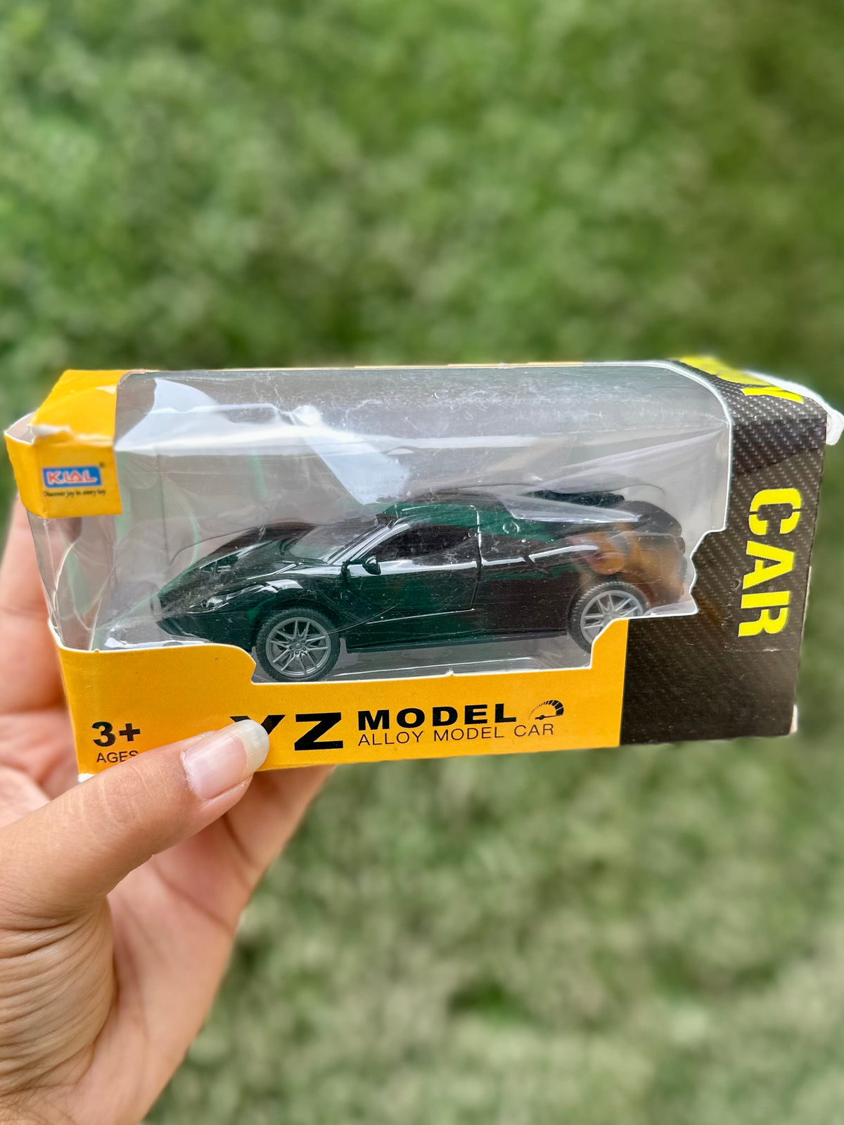 Die-Cast Alloy Sports Car Toy with Opening Doors | Mini Pull Back Model Car | 3 Color Variants | 3+ Years