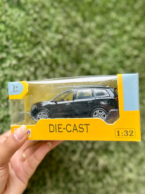 Die-Cast Alloy SUV Toy Car with Opening Doors | 1:32 Scale Metal Model Car | 3 Color Variants | 3+ Years