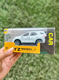 Die-Cast Alloy SUV Toy Car with Opening Doors | 1:32 Scale Metal Model Car | 3 Color Variants | 3+ Years