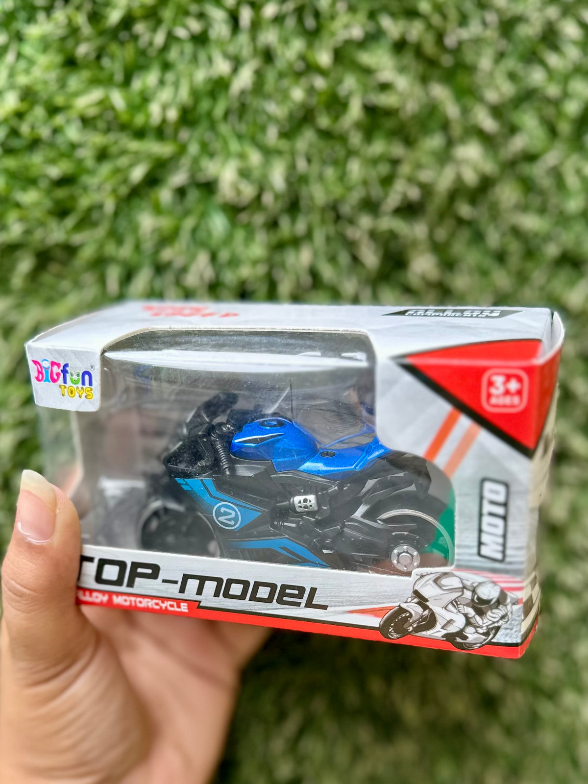 Sports Racing Motorcycle Toy for Kids | Pull Back Bike Model | 3 Color Variants | 3+ Years