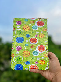 Cute Sequin Doll Ruled Diary Notebook | Glitter Journal for Kids