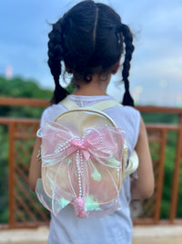Kids Bow Mini Backpack | Cute Holographic School & Travel Bag