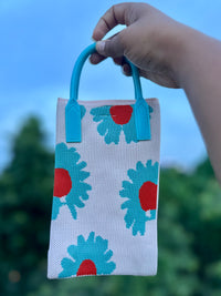Knitted Mobile Sling Bag | Cute Mini Crossbody Phone Pouch for Women