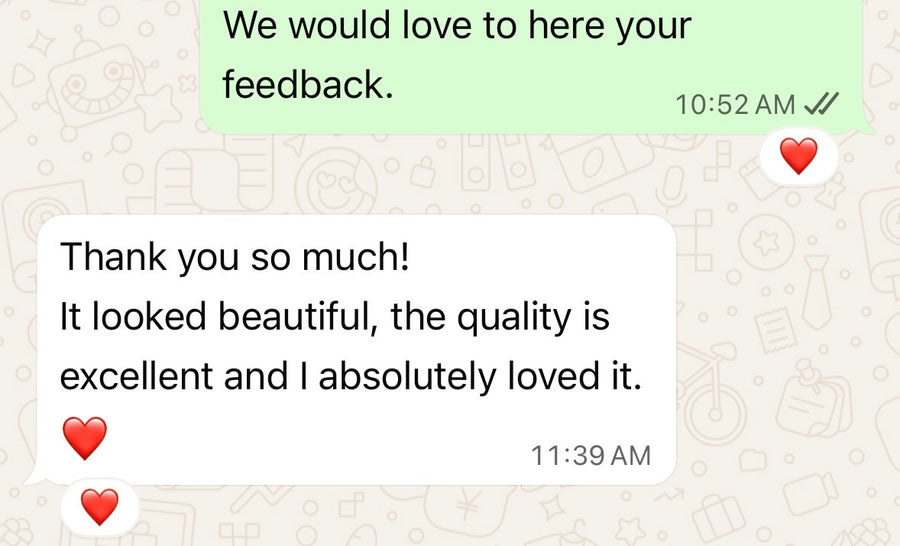 Customer testimonial