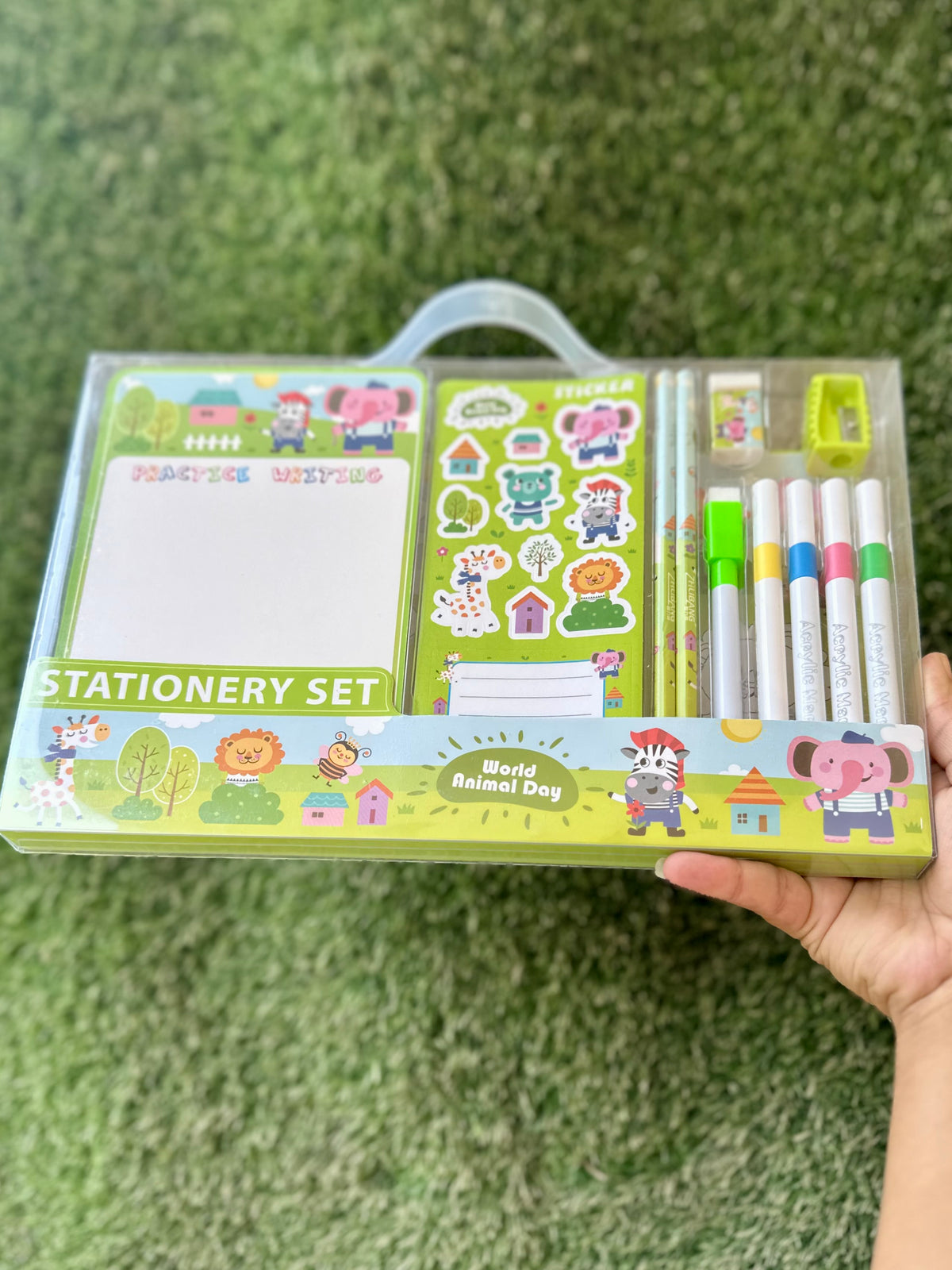 Kids Creative Stationery Return Gift Hamper | Writing, Colouring & Marker Set