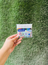 Navratri Kanjak Gift Hamper Pack of 10, Doms Sketch Pens Pack with Doms Wheel Eraser & Pencil, Kanya Pujan Return Gift for Kids