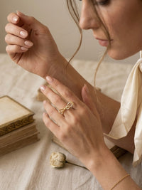Golden Bow Ring