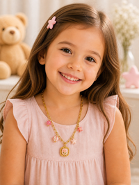 Little Smiles Big Style Rose Charm Necklace