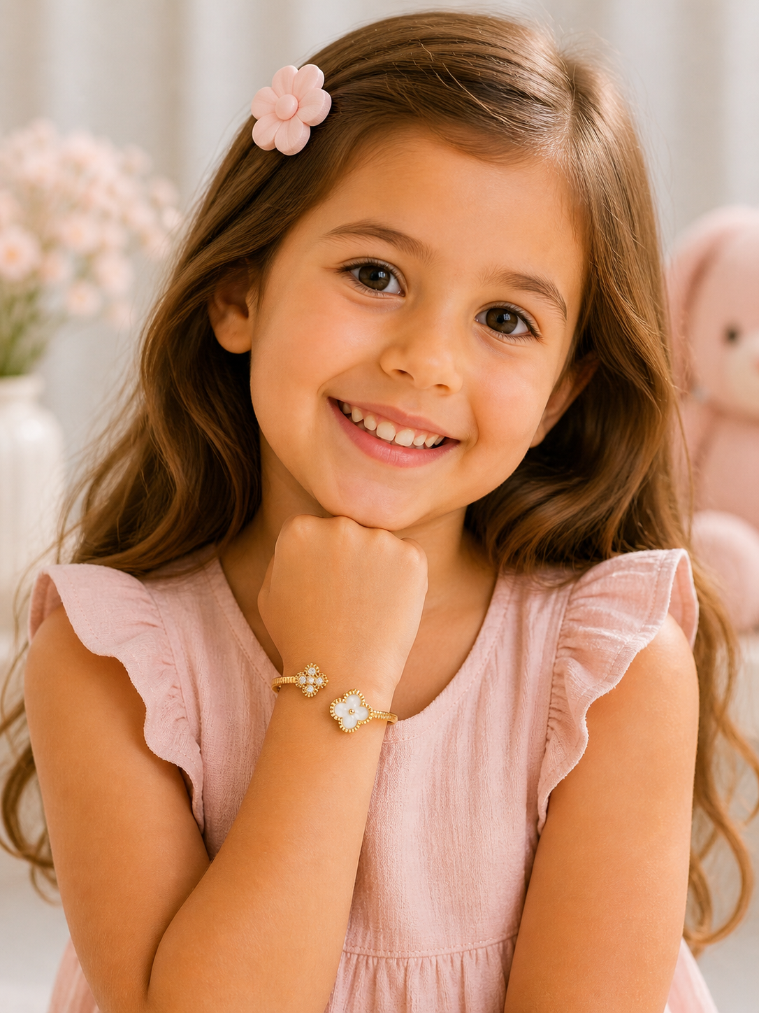 Tiny Hands Timeless Shine Clover Bracelet