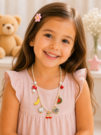 Little Smiles Big Style Cherry Charm Necklace