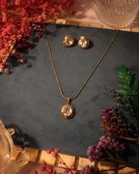 Celeste Crystal Pendant Set