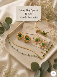 Emerald Glow Salary Day Green Combo