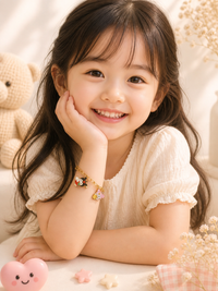 Little Smiles Big Style Cartoon Charm Bracelet