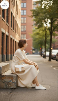 Ivory Bloom Jute Bag - Image 2