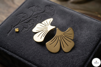 Golden Ginkgo Earrings