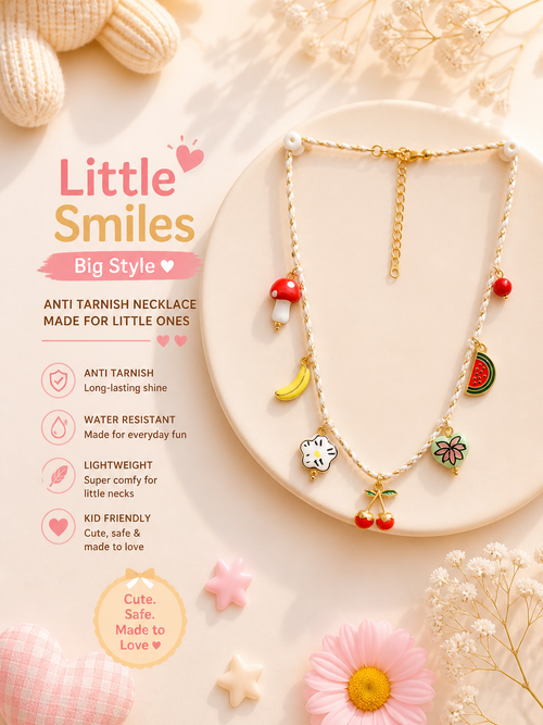 Little Smiles Big Style Cherry Charm Necklace