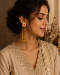 Gulnaar Kashmiri Heritage Earrings