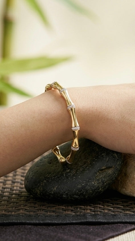 Zen Bamboo Anti Tarnish Bracelet