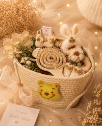 Premium Pastel PVC Gift Hamper for Girls | Cute Hair Accessories & Self-Care Gift Basket