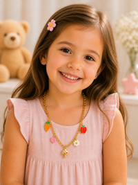 Little Smiles Big Style Mushroom Charm Necklace