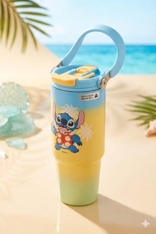 Stitch Tropical Adventure Tumbler – 900ML