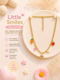Little Smiles Big Style Mushroom Charm Necklace