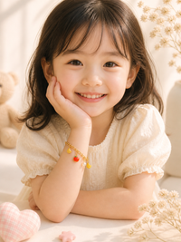 Little Smiles Big Style Fruit Charm Bracelet