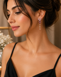 Rosé Flutter Earrings
