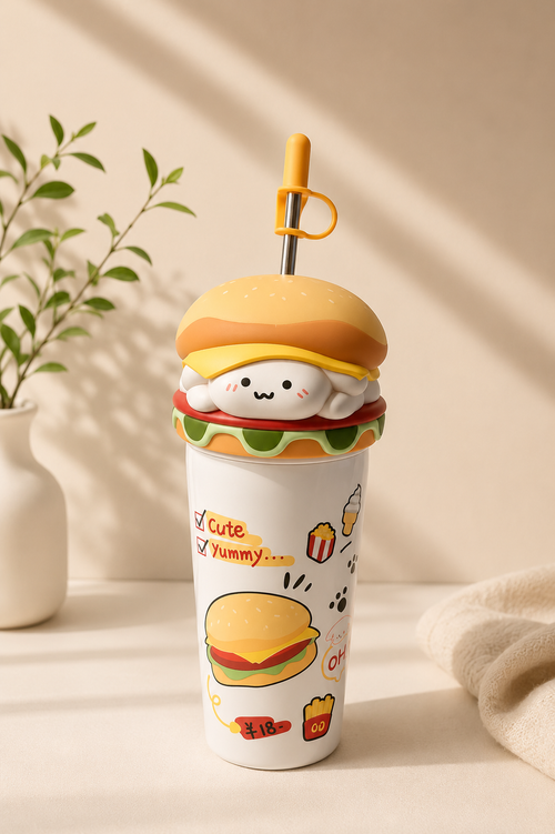 Burger Buddy 635ML Stainless Steel Tumbler