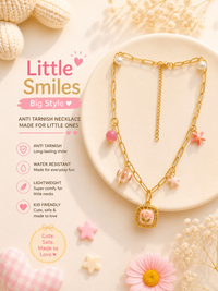 Little Smiles Big Style Rose Charm Necklace